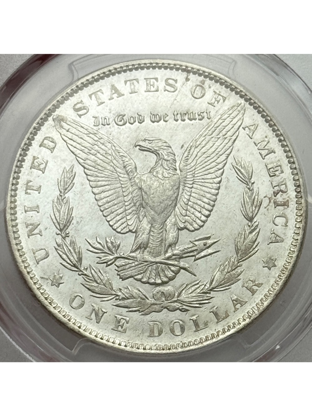 1889 Morgan Silver Dollar, PCGS MS63 DMPL, Deep Mirror Prooflike